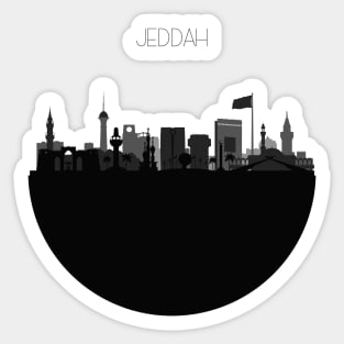 Jeddah Skyline Sticker